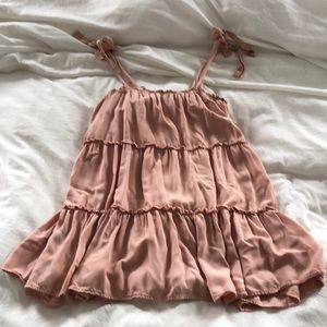 Pink Lily Tie shoulder dress